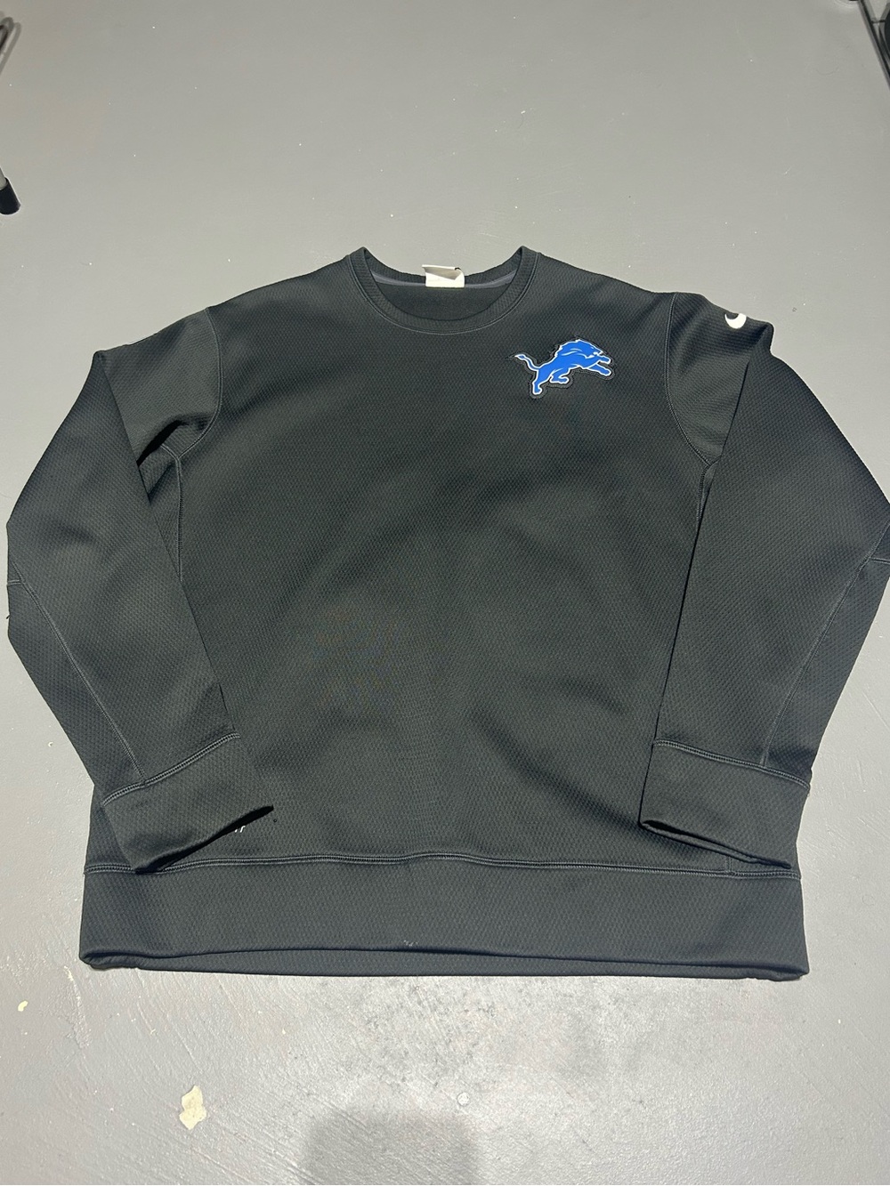 NFL x Nike Detroit Lions Therma-Fit Heavyweight Fleece Lined Pullover (Men’s L)
